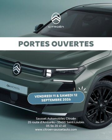 Portes Ouvertes de la rentrée chez Citroën Saint-Loubès
