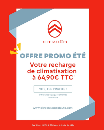 Recharge de climatisation Citroën : profitez de notre offre d'été à Saint-Loubès