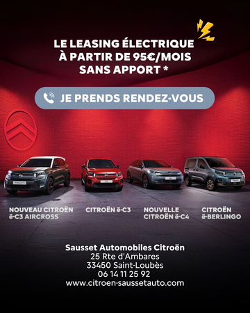 Leasing électrique Citroën : une solution accessible et accompagnée